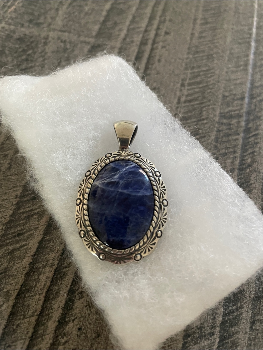 Carolyn Pollack lapis pendant